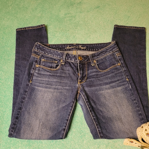 American Eagle Skinny Jeans Size 2 Short - Picture 5 of 6